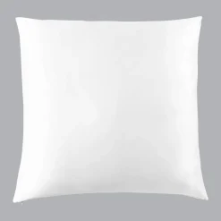 EMINZA Taie d'oreiller carrée soie de mûrier (80 x 80 cm) Mizuki he Blanc Discount