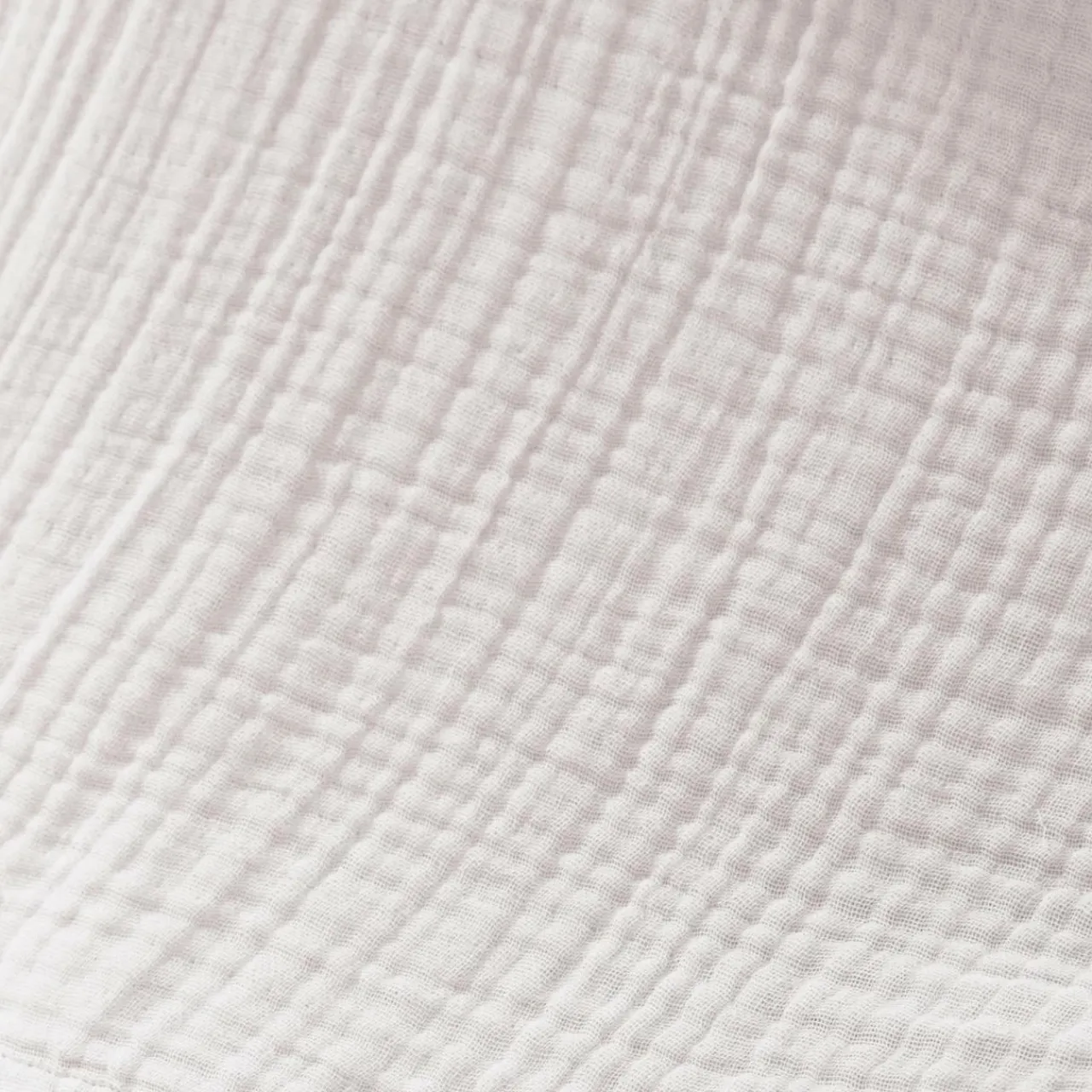 EMINZA Taie d'oreiller quadruple gaze de coton (50 x 80 cm) Victoria x Gaïa chantilly Blanc New