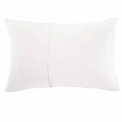 EMINZA Taie d'oreiller quadruple gaze de coton (50 x 80 cm) Victoria x Gaïa chantilly Blanc New