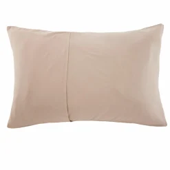 EMINZA Taie d'oreiller quadruple gaze de coton (50 x 80 cm) Victoria x Gaïa Ficelle Hot