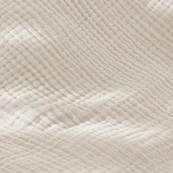 EMINZA Taie d'oreiller quadruple gaze de coton (80 x 80 cm) Victoria x Gaïa pampa Beige Discount