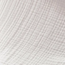 EMINZA Taie d'oreiller quadruple gaze de coton (80 x 80 cm) Victoria x Gaïa chantilly Blanc Sale