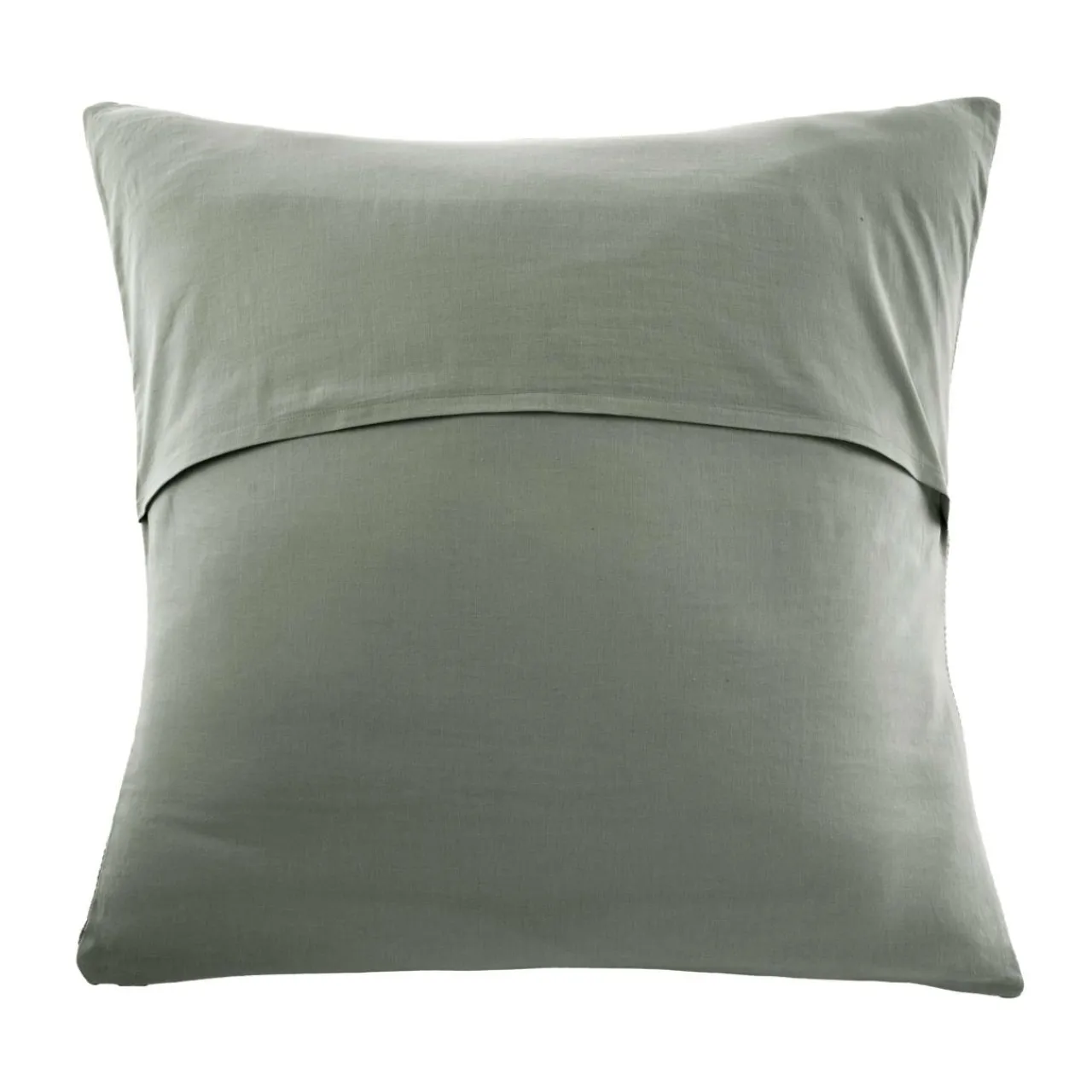 EMINZA Taie d'oreiller quadruple gaze de coton (80 x 80 cm) Victoria x Gaïa Vert romarin Sale