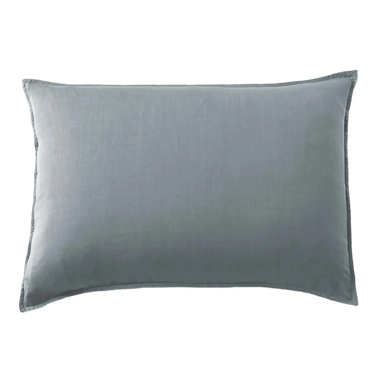 EMINZA Taie d'oreiller rectangulaire lyocell Tencel™ lavé (50 x 80 cm) Olivia stone Bleu Discount