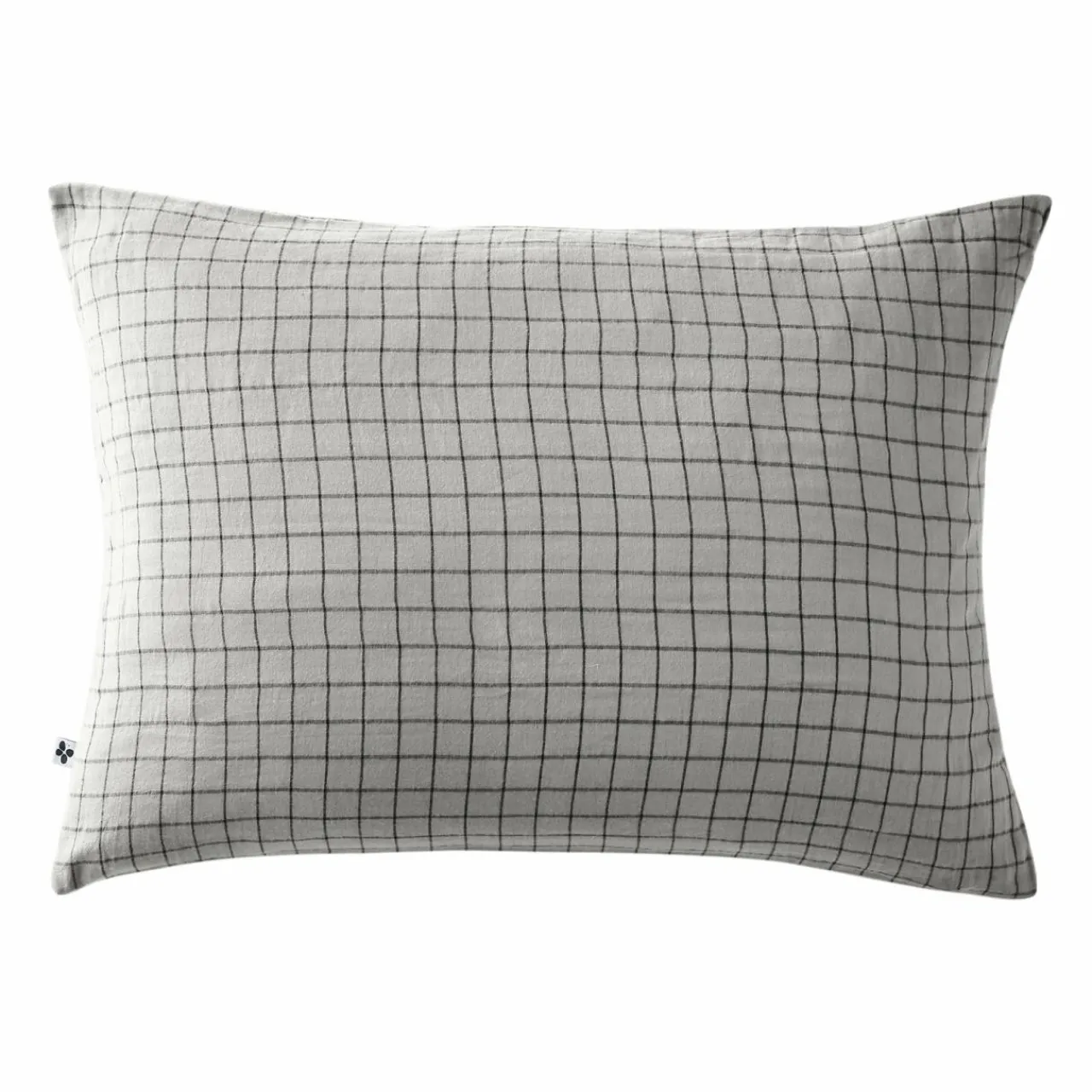 EMINZA Taie d'oreiller rectangulaire gaze de coton (50 x 70 cm) Gaïa Mix Gris nuage Gris clair Online