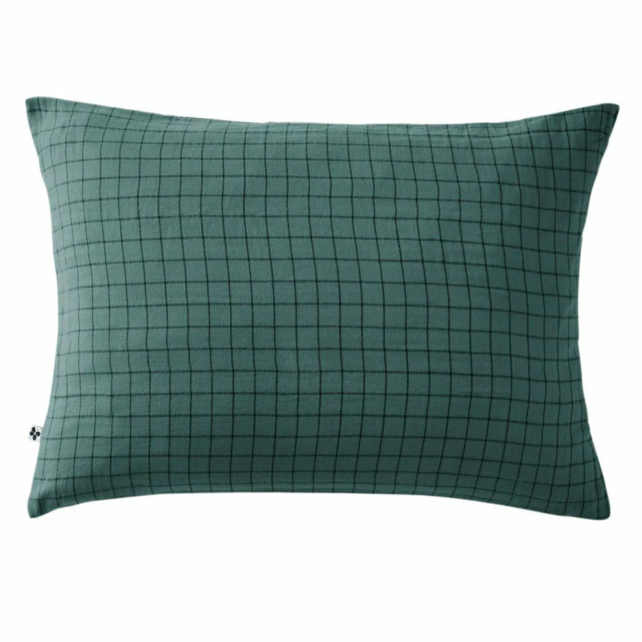 EMINZA Taie d'oreiller rectangulaire gaze de coton (50 x 70 cm) Gaïa Mix Bleu canard Online