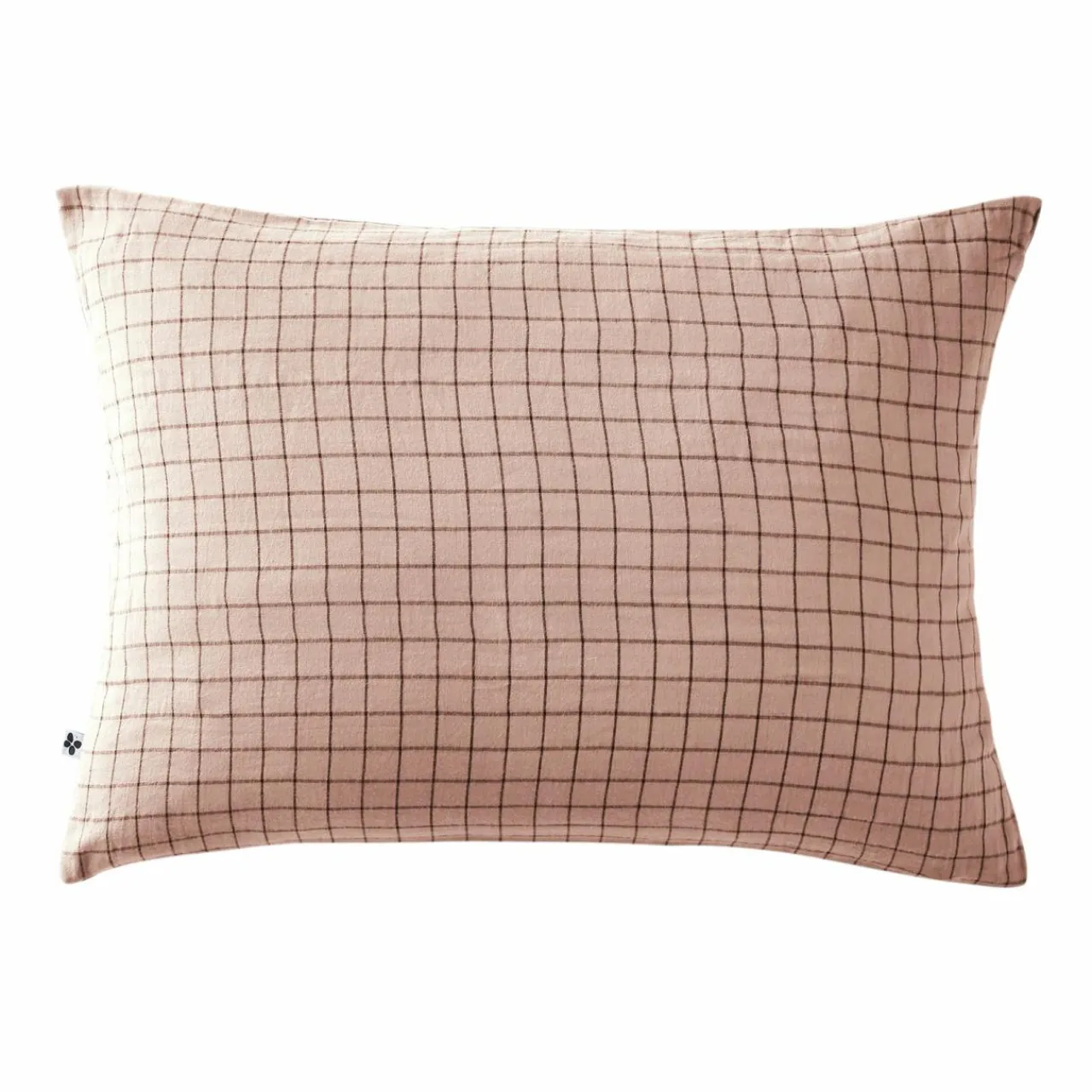 EMINZA Taie d'oreiller rectangulaire gaze de coton (50 x 70 cm) Gaïa Mix Rose poudré Discount