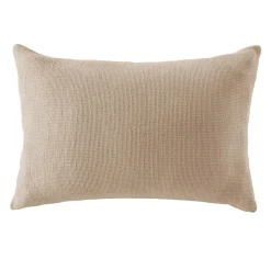 EMINZA Taie d'oreiller rectangulaire coton nid d'abeille (50 x 80 cm) Eva Ficelle Clearance