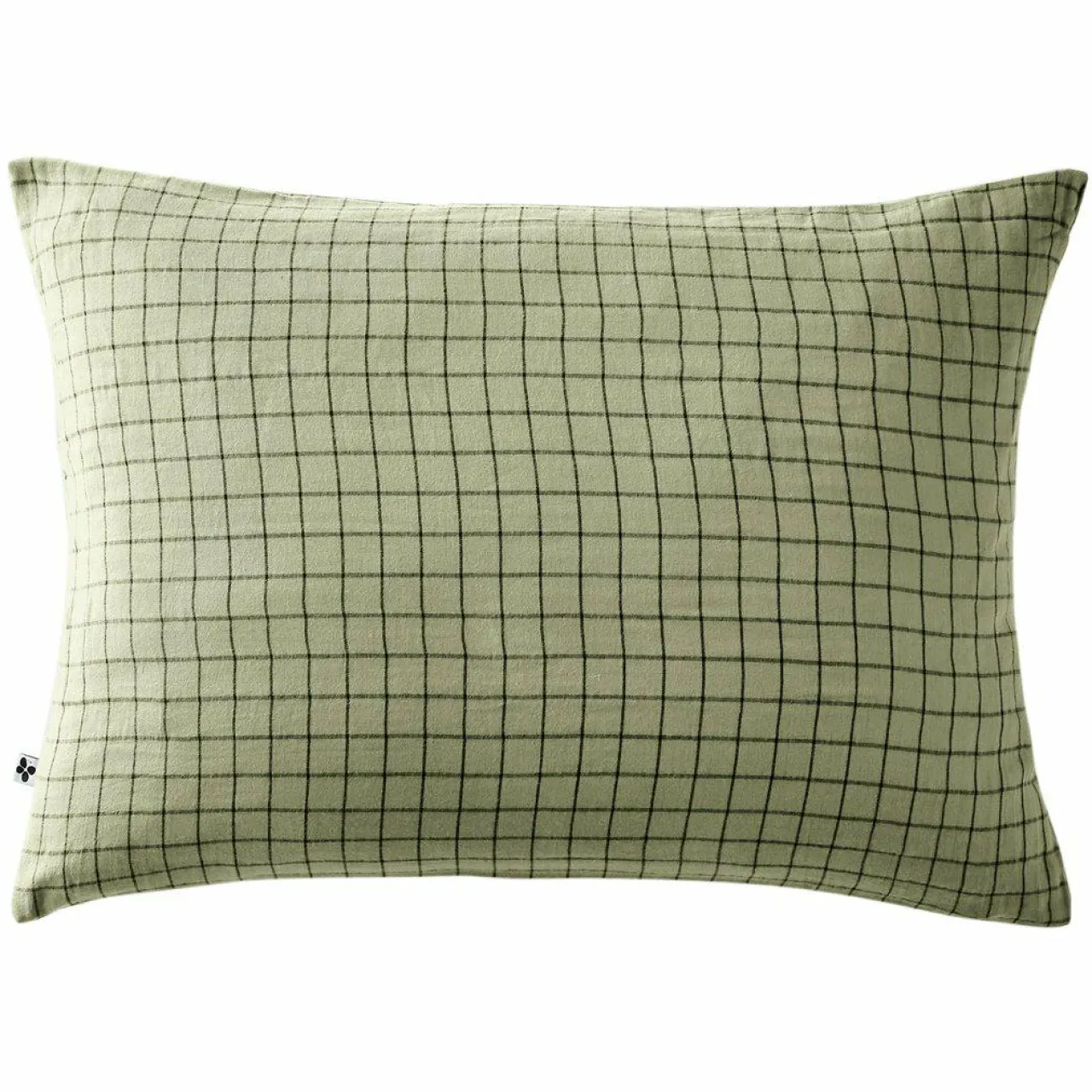 EMINZA Taie d'oreiller rectangulaire gaze de coton (50 x 70 cm) Gaïa Mix Vert tilleul New