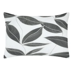 STOF Taie d'oreiller rectangulaire percale de coton (50 x 70 cm) Matisse e Gris