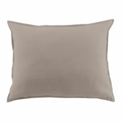 EMINZA Taie d'oreiller rectangulaire flanelle de coton (50 x 70 cm) Nina Ficelle Sale