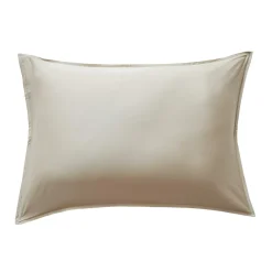 EMINZA Taie d'oreiller rectangulaire satin de bambou (50 x 70 cm) Sienna Beige Clearance