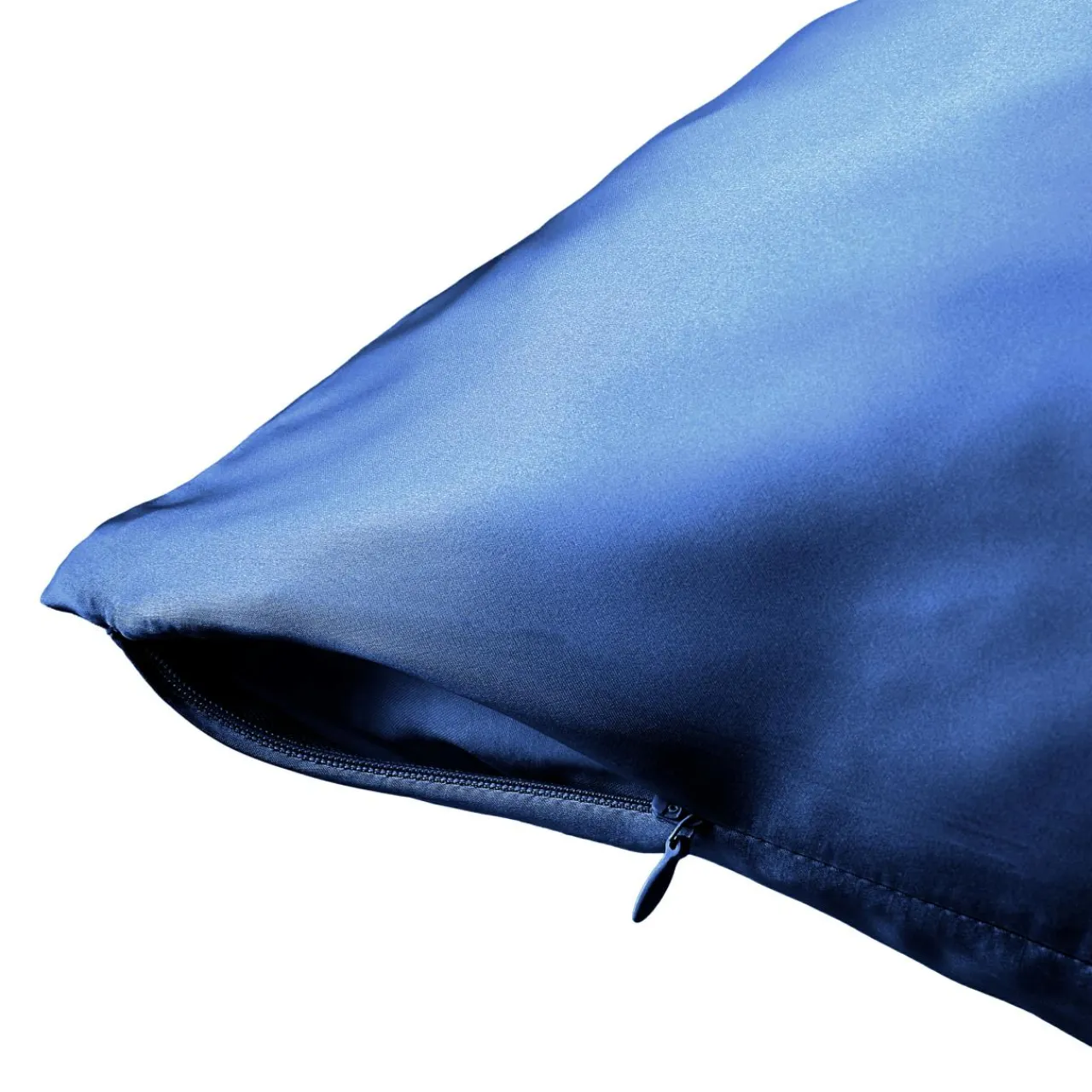 EMINZA Taie d'oreiller rectangulaire soie de mûrier (50 x 70 cm) Mizuki Bleu marine Discount