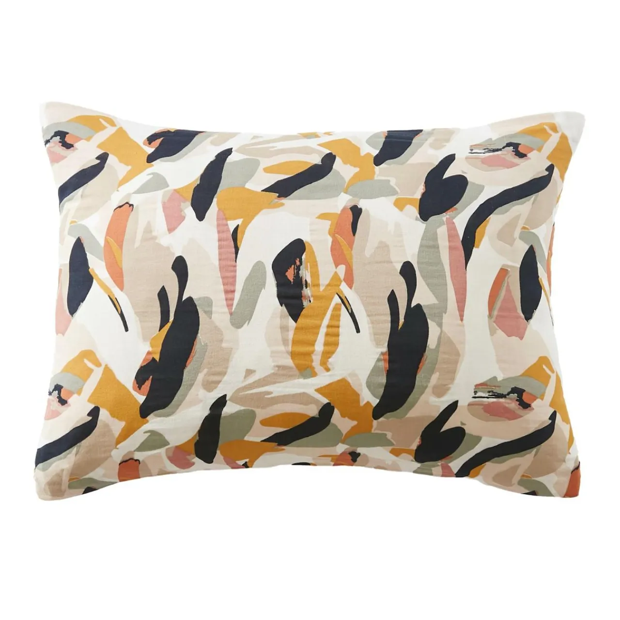 EMINZA Taie d'oreiller rectangulaire gaze de coton (50 x 70 cm) Mathilda Multicolore New