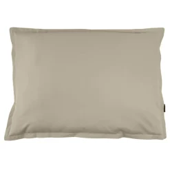 EMINZA Taie d'oreiller rectangulaire percale de coton (50 x 80 cm) Cali Taupe Hot