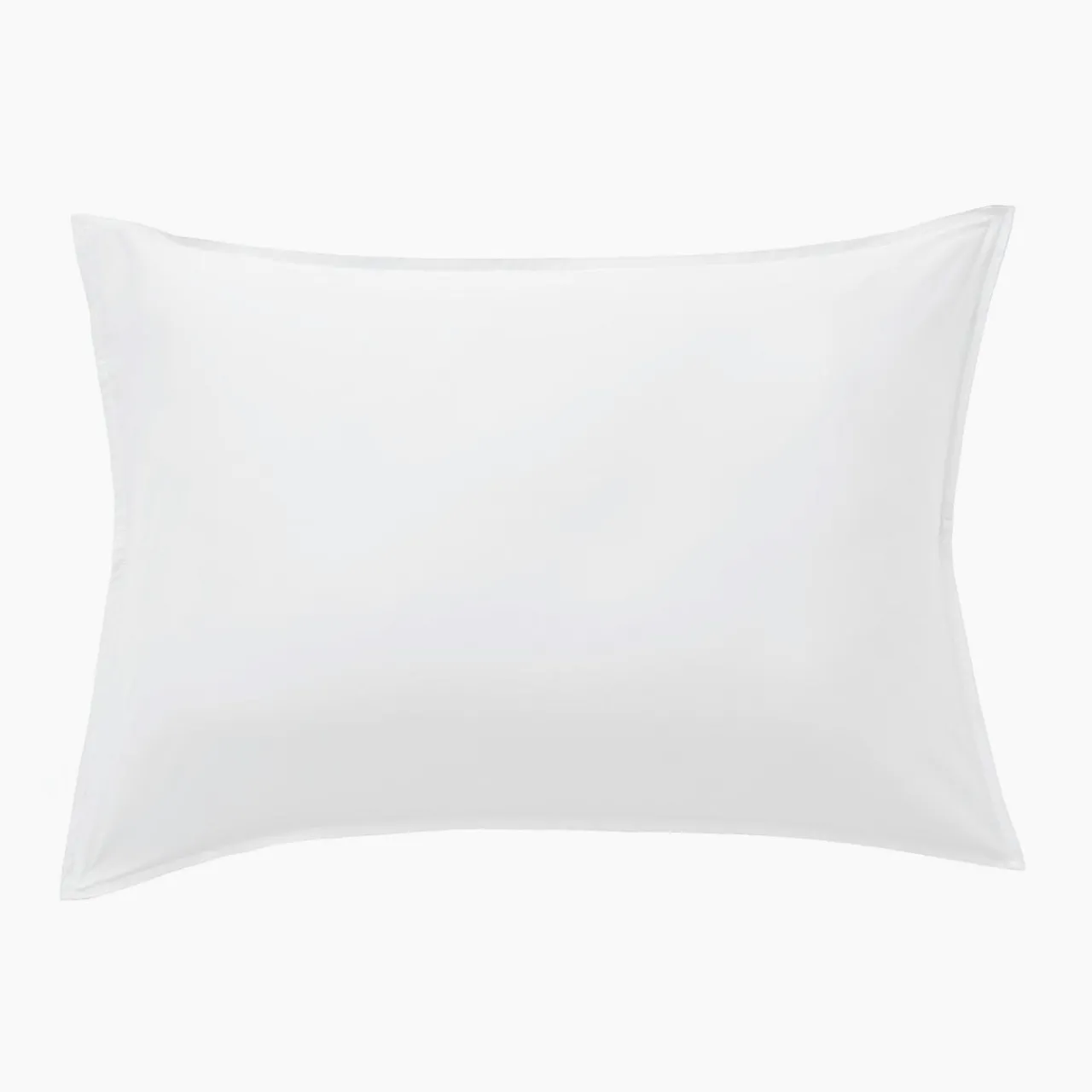EMINZA Taie d'oreiller rectangulaire satin de bambou (50 x 80 cm) Sienna chantilly Blanc Outlet