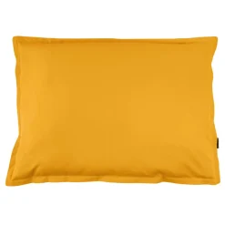 EMINZA Taie d'oreiller rectangulaire percale de coton (50 x 70 cm) Cali Jaune moutarde Hot