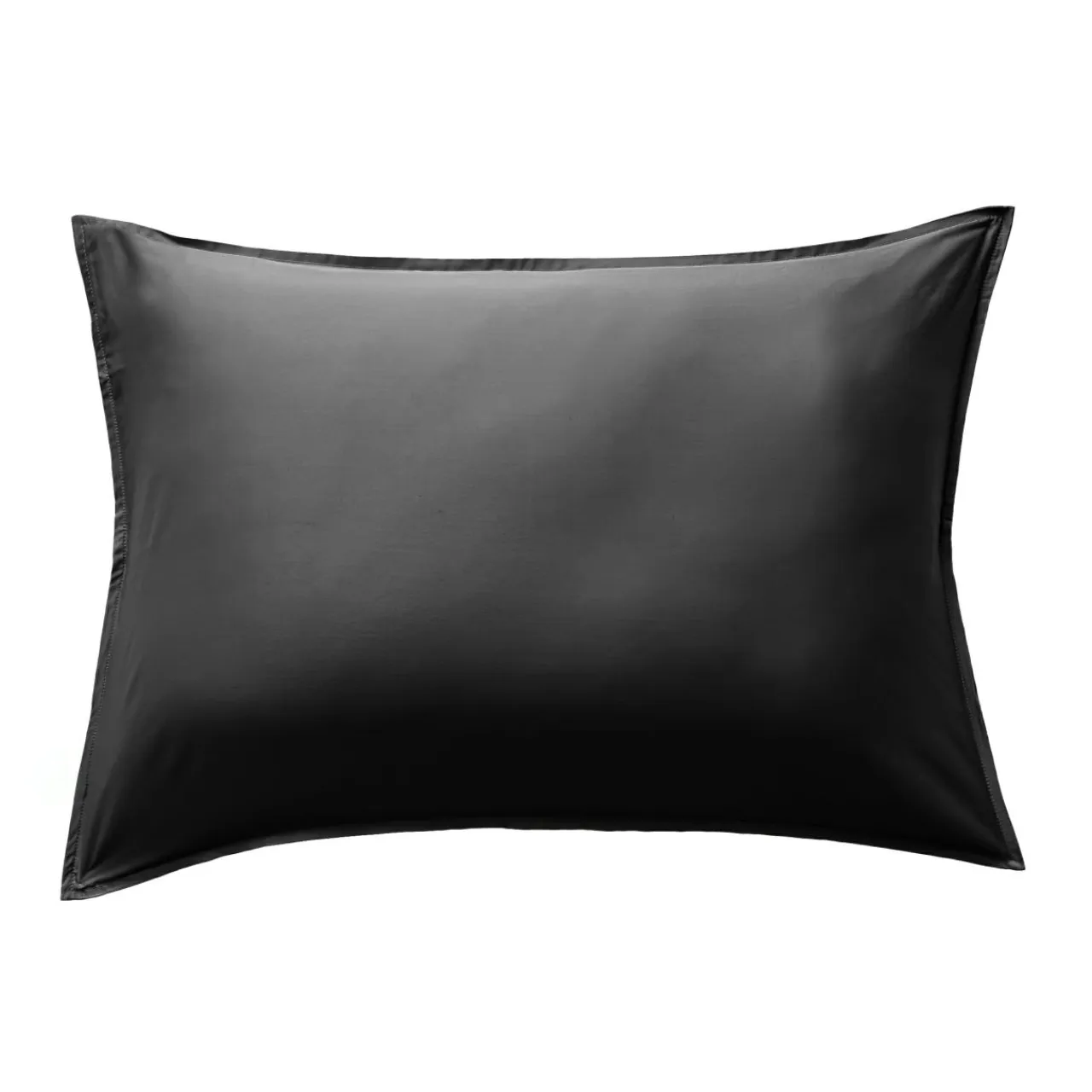 EMINZA Taie d'oreiller rectangulaire satin de bambou (50 x 80 cm) Sienna Noir Sale