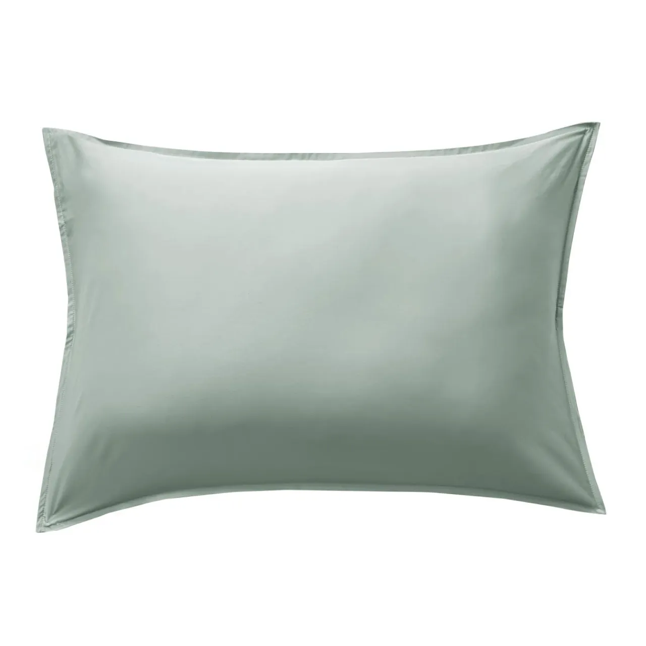 EMINZA Taie d'oreiller rectangulaire satin de bambou (50 x 80 cm) Sienna Vert Eucalyptus Best