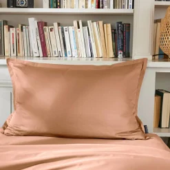 EMINZA Taie d'oreiller rectangulaire percale de coton (50 x 80 cm) Cali Rose Pêche Online