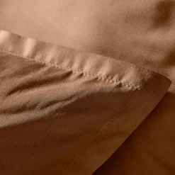 EMINZA Taie d'oreiller rectangulaire percale de coton (50 x 80 cm) Cali Marron Chocolat Sale