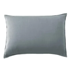 EMINZA Taie d'oreiller rectangulaire lyocell Tencel™ lavé (50 x 70 cm) Olivia stone Bleu Best