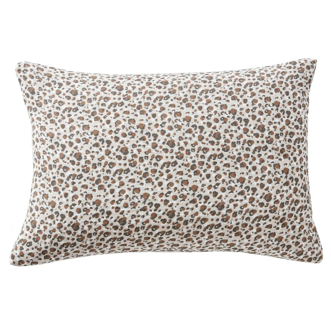 EMINZA Taie d'oreiller rectangulaire gaze de coton (50 x 70 cm) Rosa Marron Hot