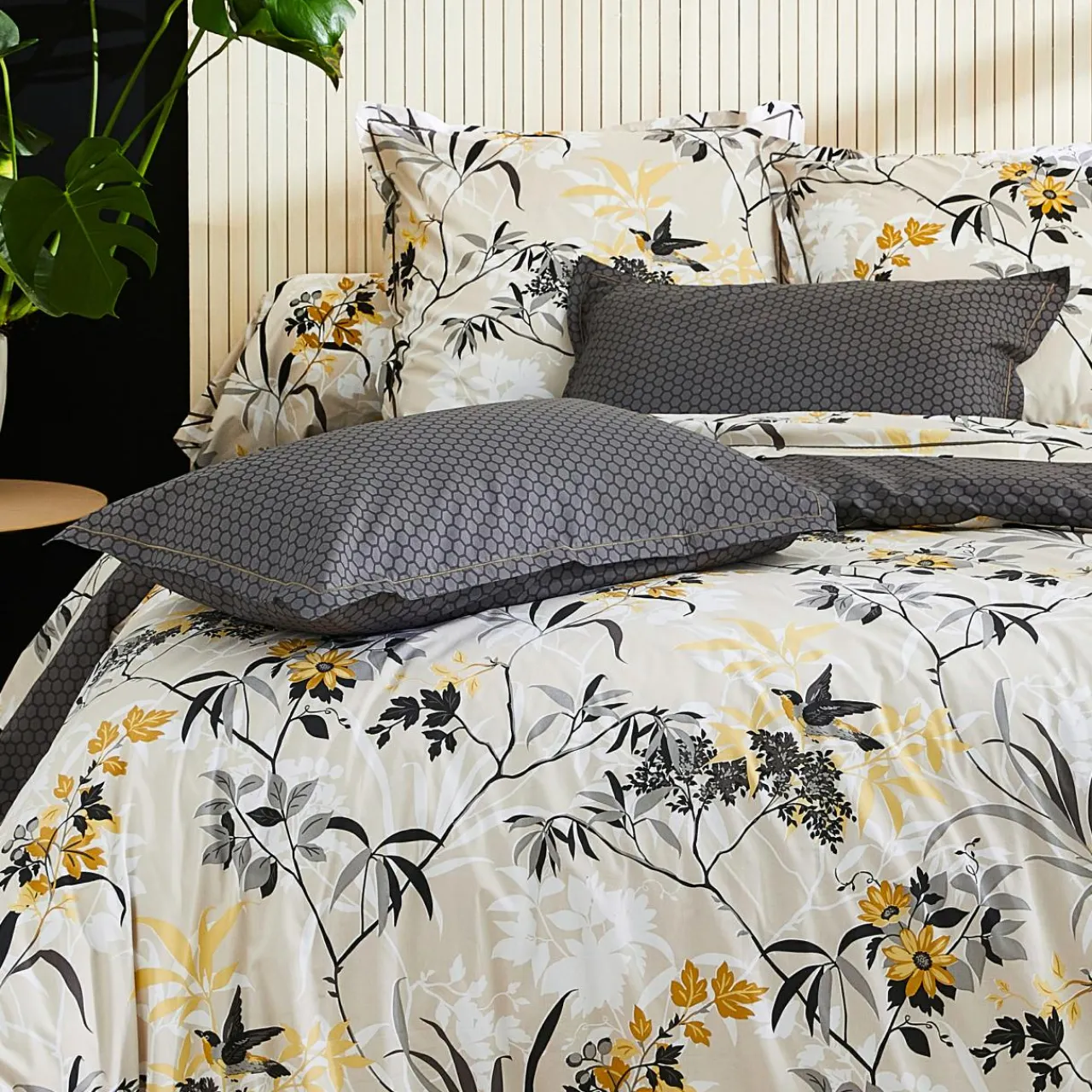 TRADILINGE Taie d'oreiller rectangulaire percale de coton (50 x 70 cm) Asia Beige Hot