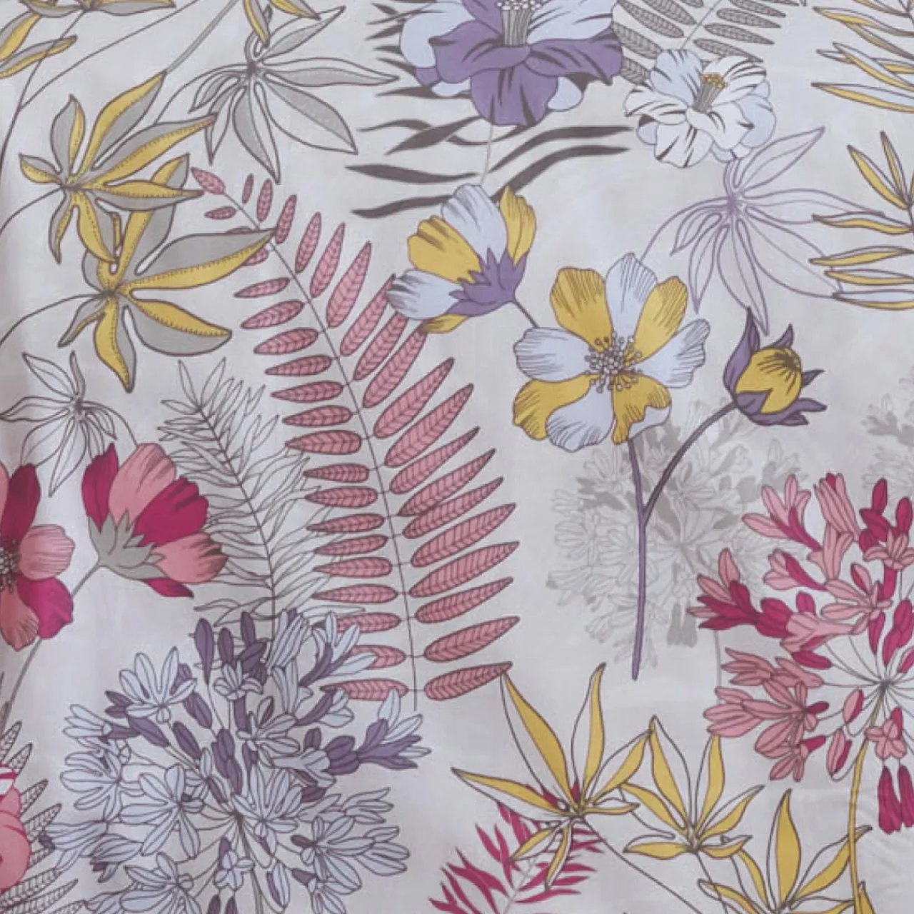 TRADILINGE Taie d'oreiller rectangulaire satin de coton (50 x 70 cm) Anaïs Multicolore Sale