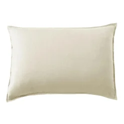 EMINZA Taie d'oreiller rectangulaire lyocell Tencel™ lavé (50 x 80 cm) Olivia pampa Beige Outlet