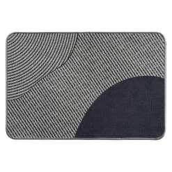 LUANCE Tapis antidérapant velours (40 x 60 cm) Dune Gris Discount