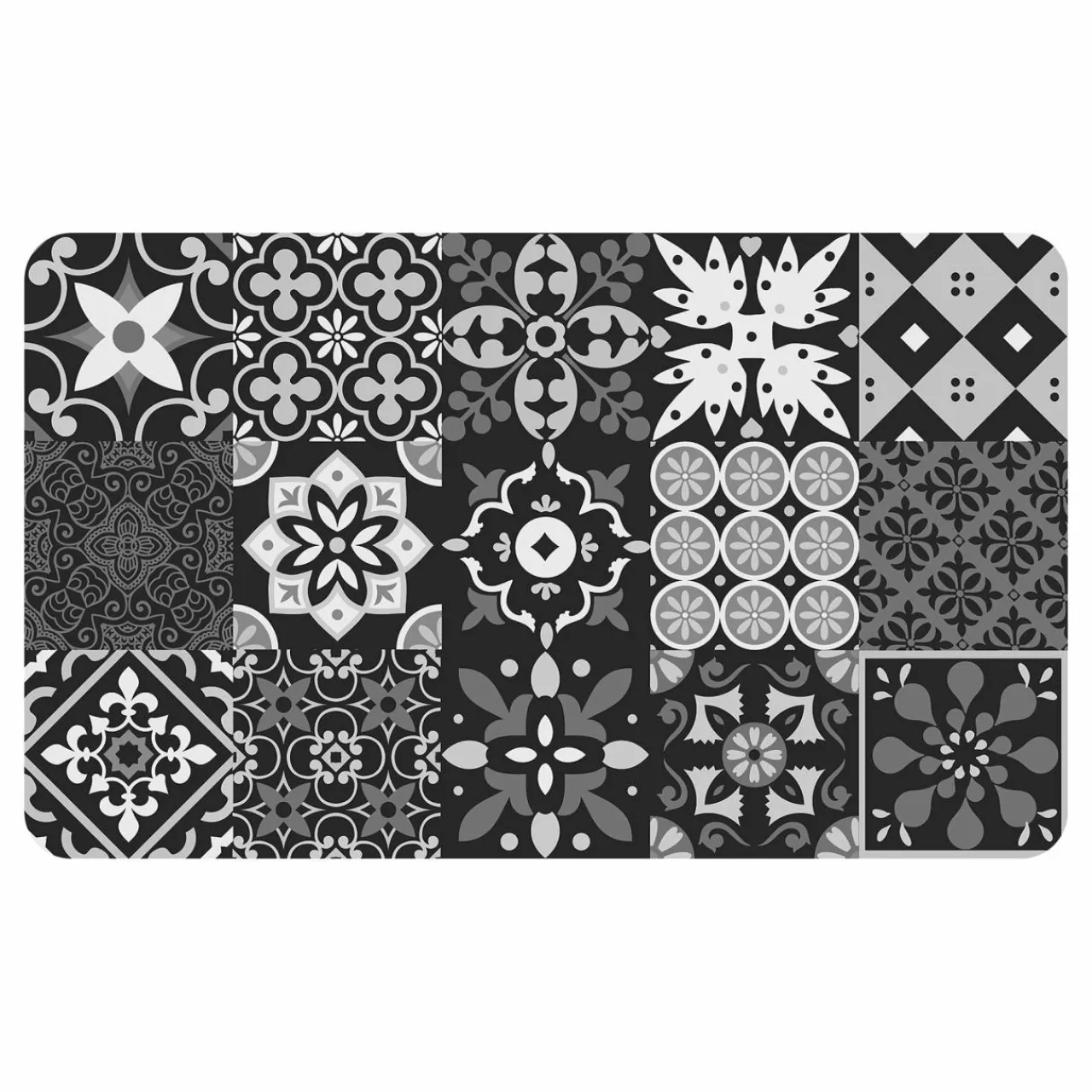 DOUCEUR D'INTERIEUR Tapis antidérapant (45 x 75 cm) Salou Gris Hot