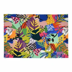 LOVELY CASA Tapis coton (90 cm) Popart Bleu canard Online