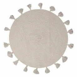 OSTARIA Tapis coton enfant (90 cm) Lou Gris Best