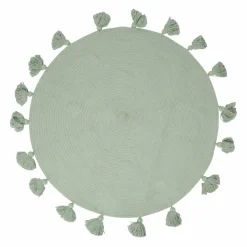 OSTARIA Tapis coton enfant (90 cm) Lou Vert New