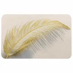 douceur d'intu017drieur Tapis de bain antidérapant (80 x 50 cm) Angelica Ecru Best