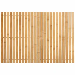 ATMOSPHERA Tapis de bain caillebotis à rouler bambou (60 x 40 cm) Leo Beige Hot
