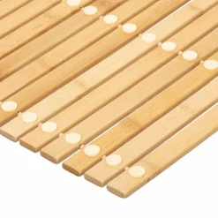 ATMOSPHERA Tapis de bain caillebotis à rouler bambou (60 x 40 cm) Leo Beige Hot
