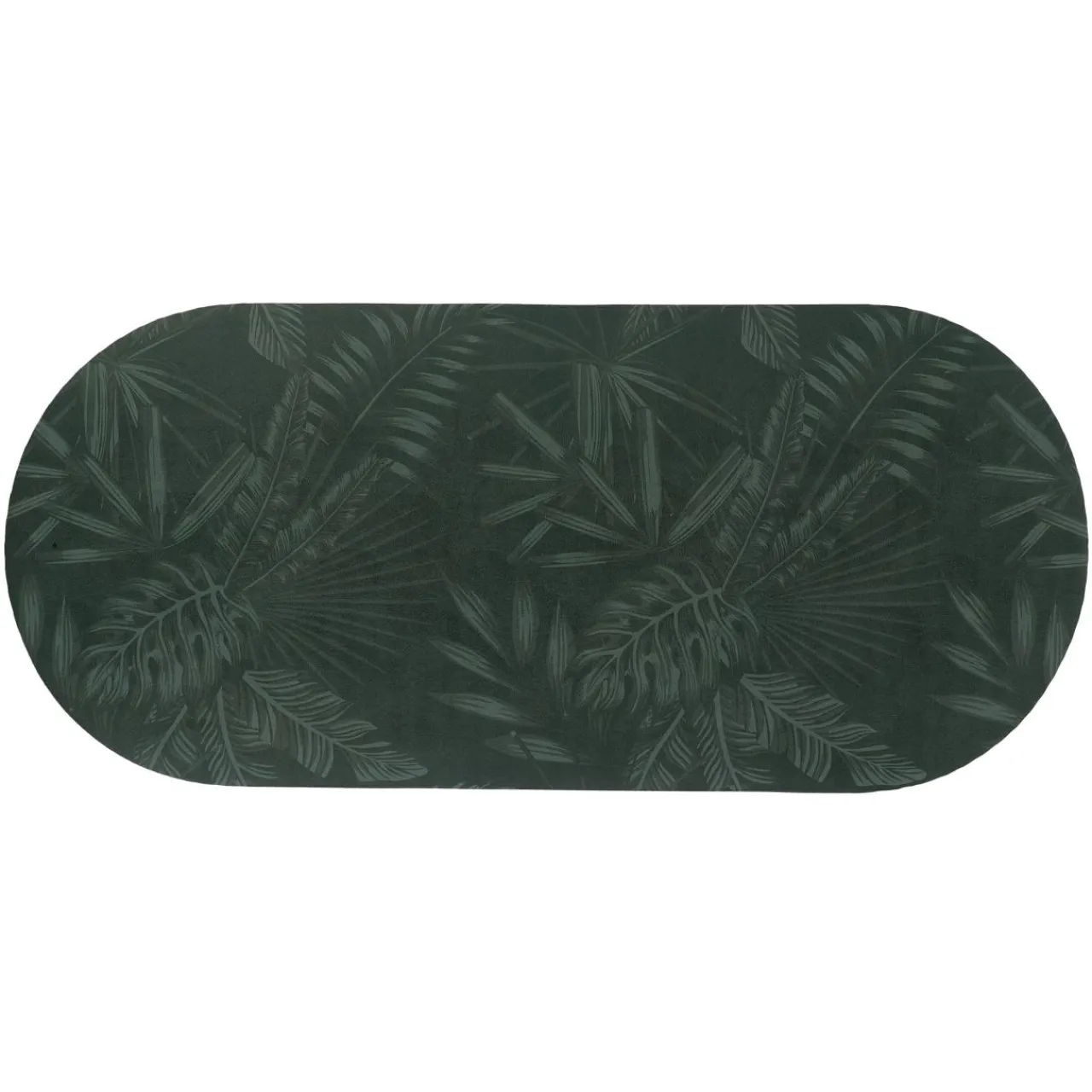 TENDANCE Tapis de bain caoutchouc naturel antidérapant (45 x 100 cm) Essential Nature Vert Hot