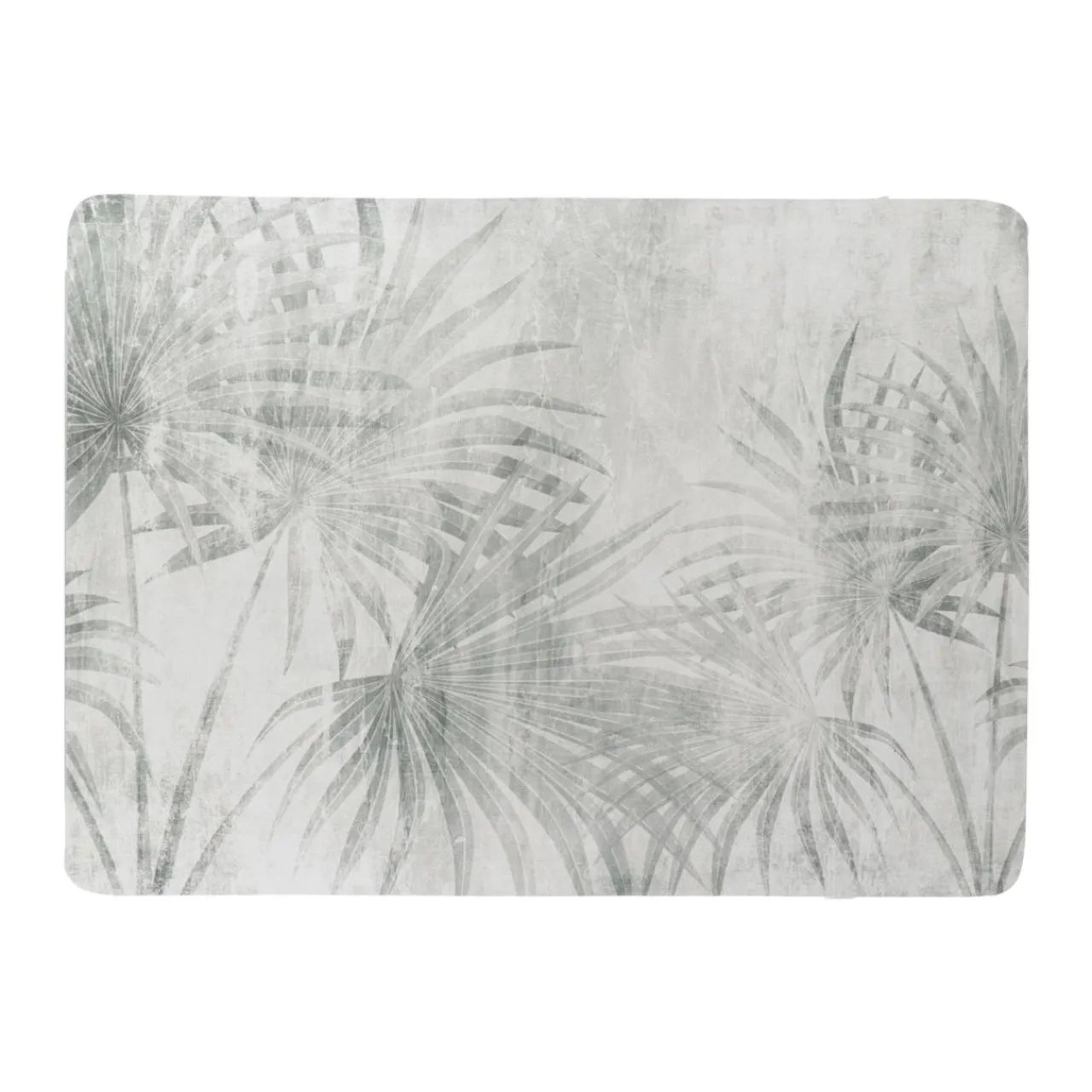 TENDANCE Tapis de bain caoutchouc naturel antidérapant (45 x 60 cm) Oasis Urban Gris Discount