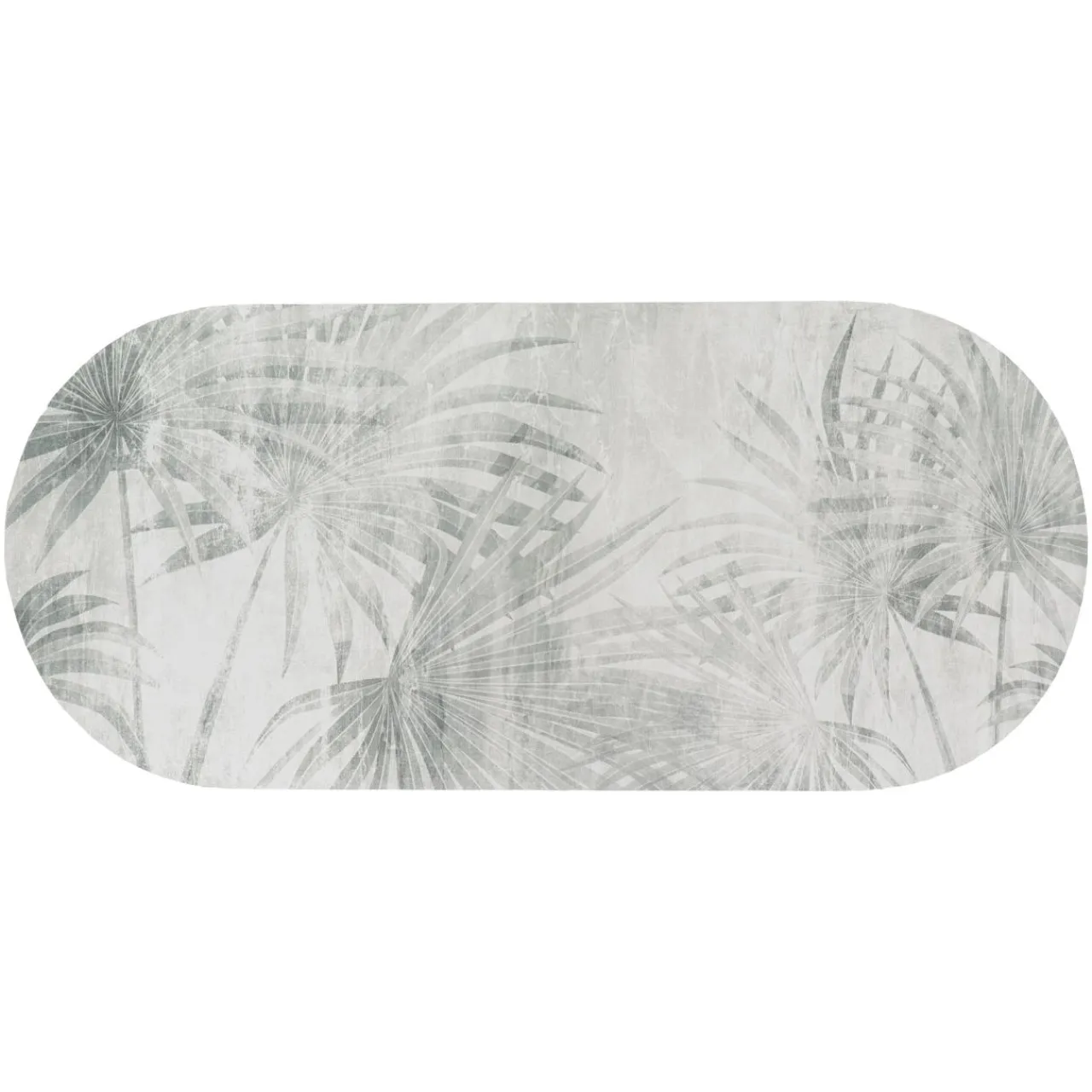 TENDANCE Tapis de bain caoutchouc naturel antidérapant (45 x 100 cm) Oasis Urban Gris