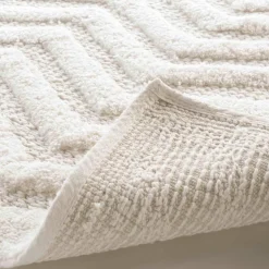 DOUCEUR D'INTERIEUR Tapis de bain coton (50 x 80 cm) Angelis Blanc Best