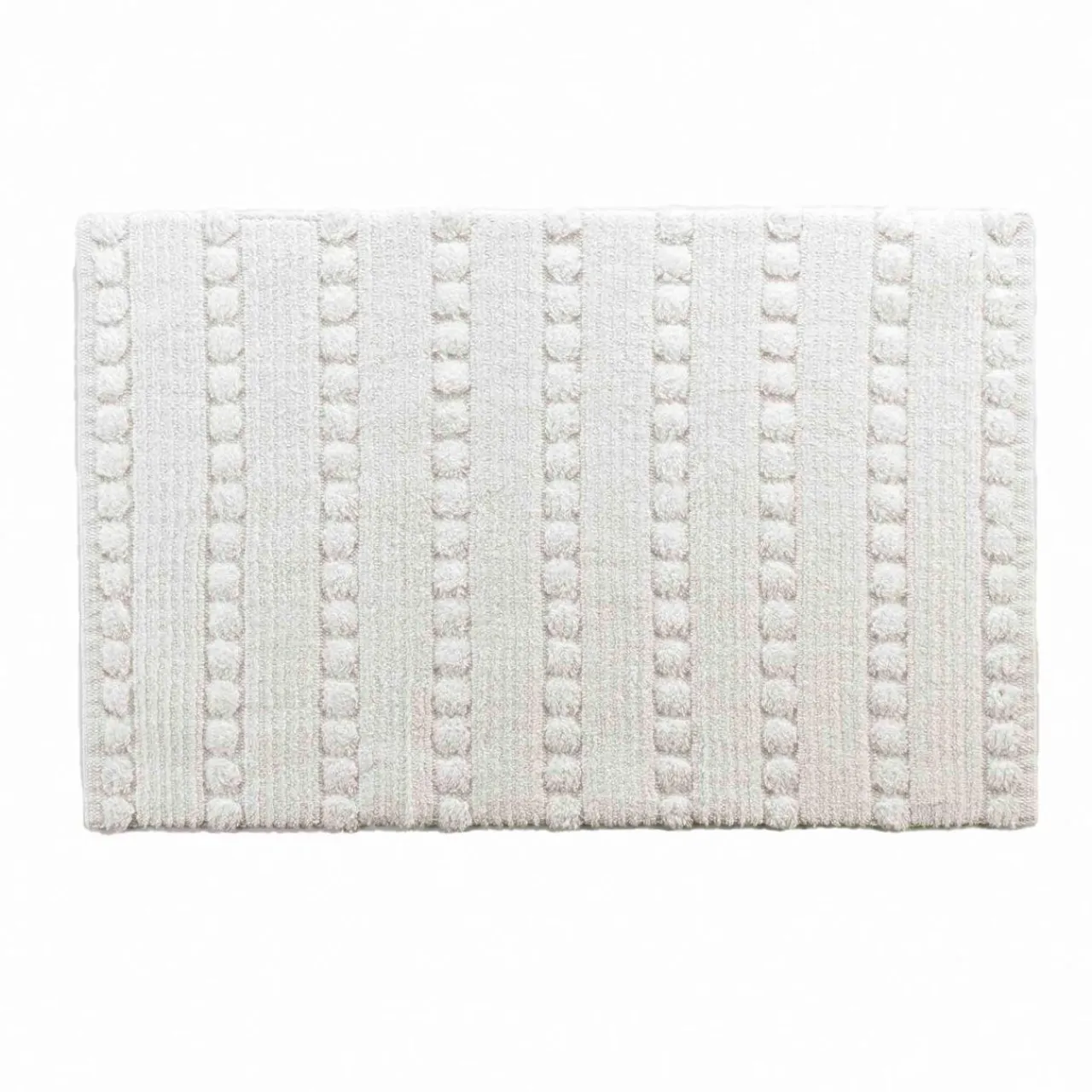 DOUCEUR D'INTERIEUR Tapis de bain coton (50 x 80 cm) Cleonis Blanc Discount