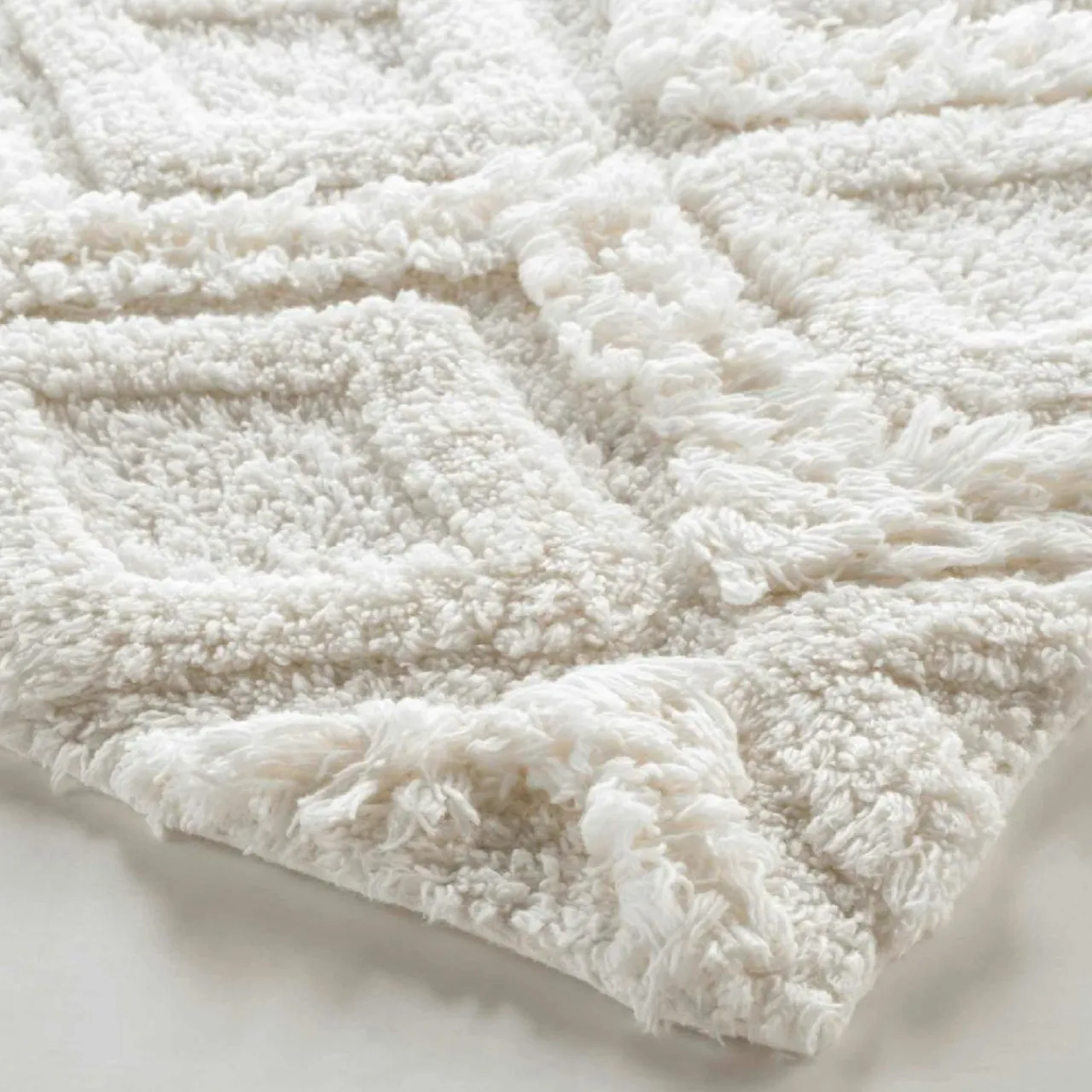 Douceur d'intu017drieur Tapis de bain coton (50 x 80 cm) Ikatis Blanc New