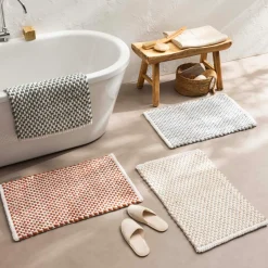 douceur d'intu017drieur Tapis de bain coton (50 x 80 cm) Rafael Terracotta Best