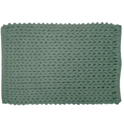 douceur d'intu017drieur Tapis de bain en coton (50 x 80 cm) Ariel cèdre Vert