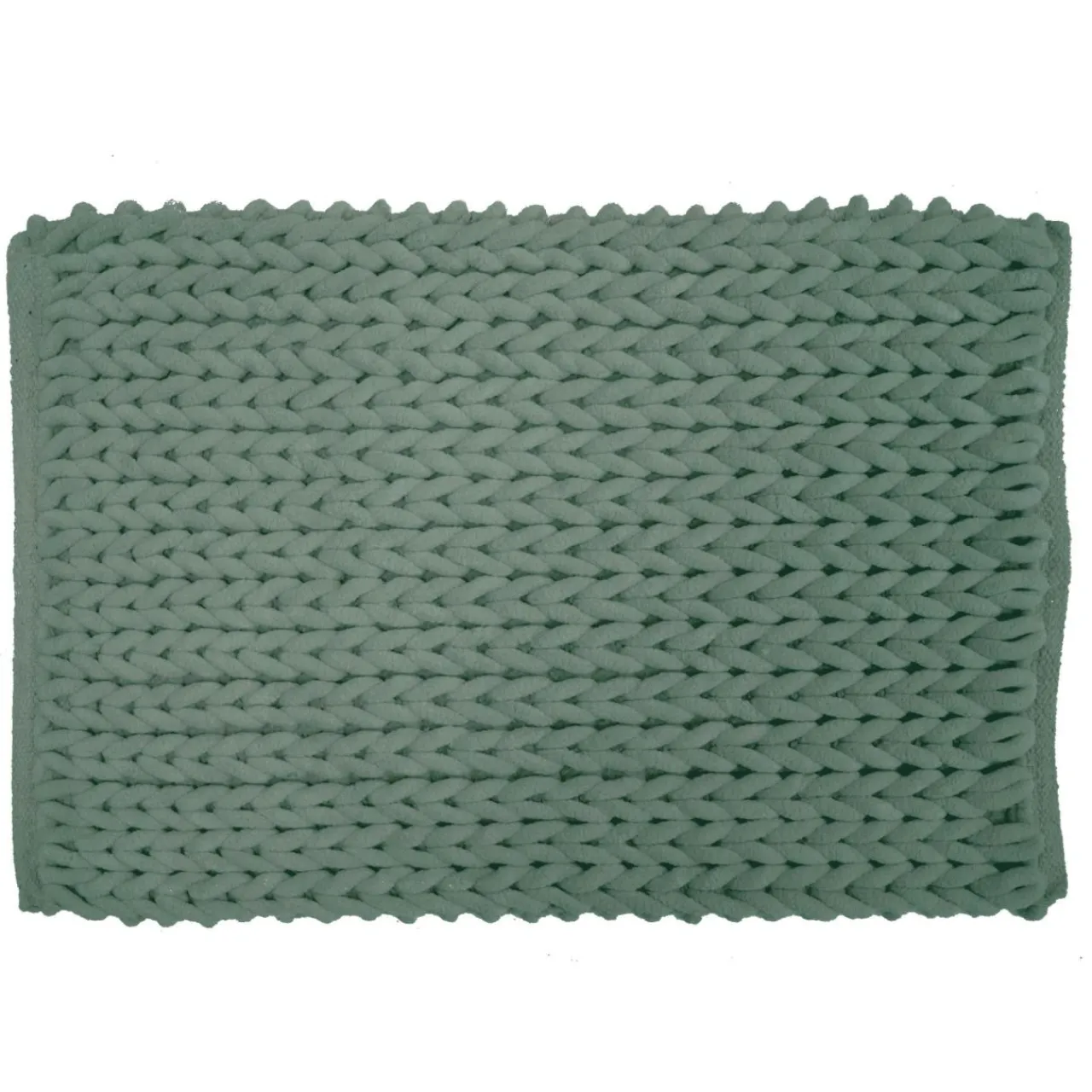 douceur d'intu017drieur Tapis de bain en coton (50 x 80 cm) Ariel cèdre Vert