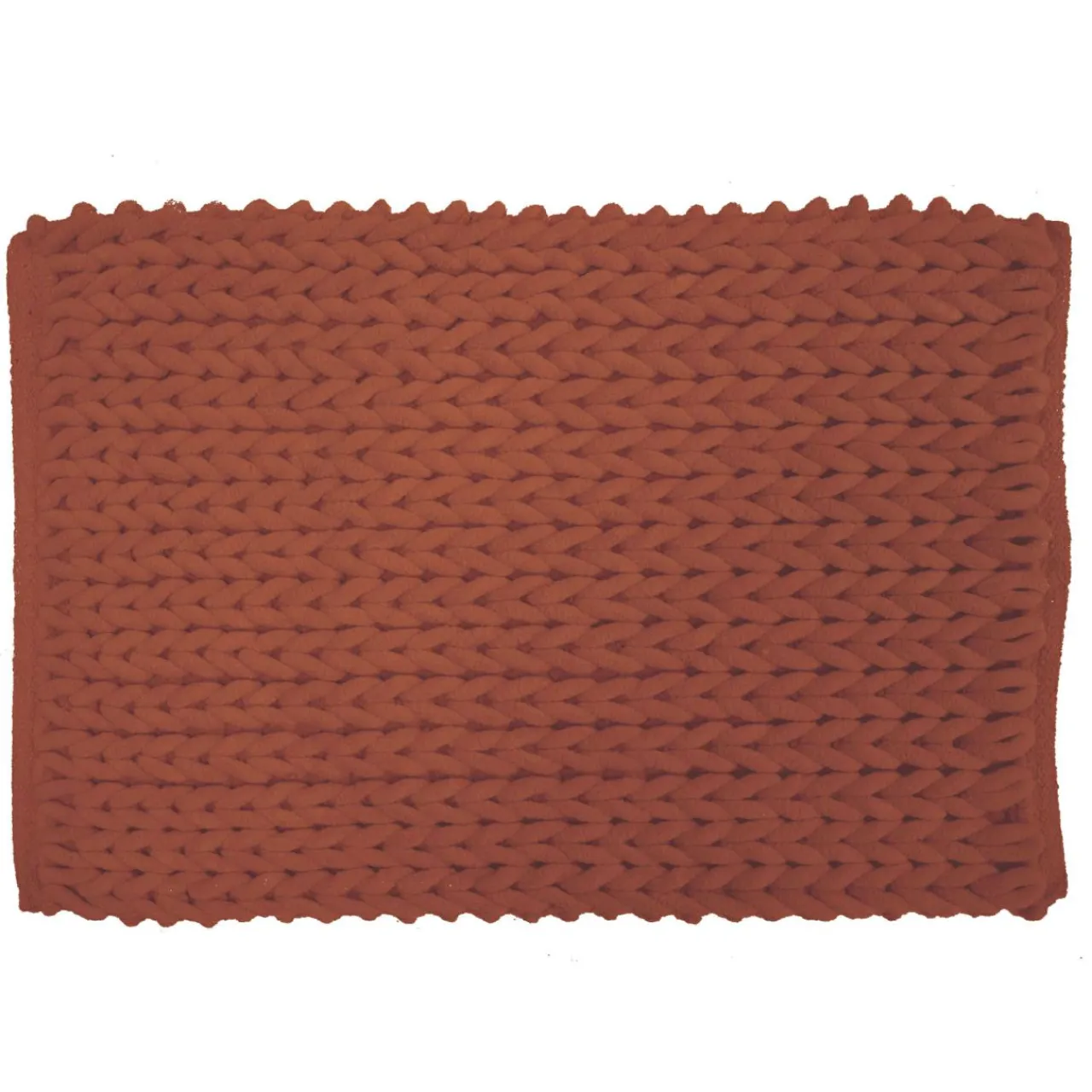 douceur d'intu017drieur Tapis de bain en coton (50 x 80 cm) Ariel Terracotta Discount