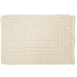 douceur d'intu017drieur Tapis de bain en coton (50 x 80 cm) Ariel Ecru Discount