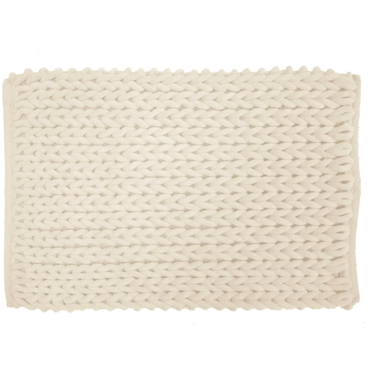 douceur d'intu017drieur Tapis de bain en coton (50 x 80 cm) Ariel Ecru Discount